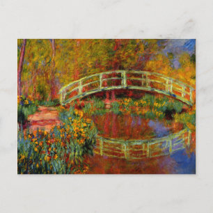 Monet - Die japanische Brücke Postkarte