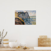 Monet - Die Klippe des Aval Etretat Poster (Küche)