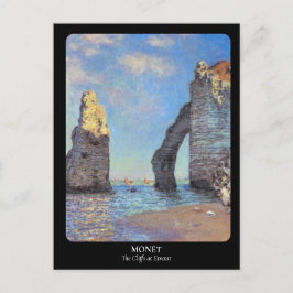 MONET / Die Klippen bei Etretat Postkarte