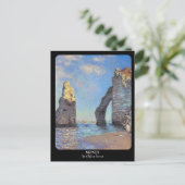 MONET / Die Klippen bei Etretat Postkarte (Stehend Vorderseite)