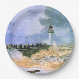 Monet - Die Mole von Le Havre, Pappteller