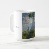 Monet , Die Promenade, Parasol Kaffeetasse (Vorderseite Links)