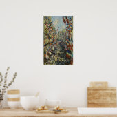 Monet - Die Rue Montorgueil der Pariser Feier Poster (Küche)