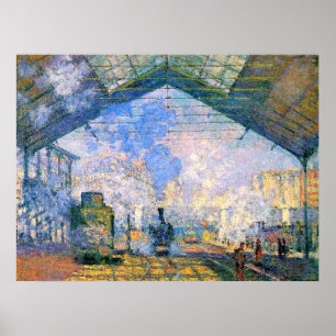 Monet - Die Station Saint-Lazare Poster