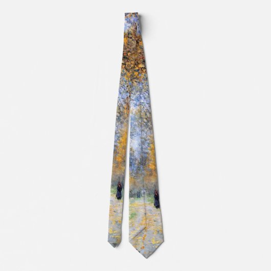 Monet - Die Straße Krawatte (Rückseite)