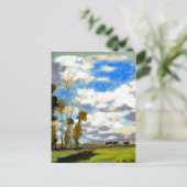 Monet - Drei Kühe in einer Weide Postkarte (Stehend Vorderseite)
