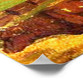 Monet - Ein Bauernhof in der Normandie Poster (Ecke)