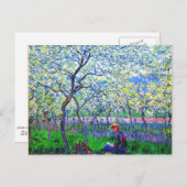 Monet - Ein Orchester im Frühjahr Postkarte (Vorne/Hinten)