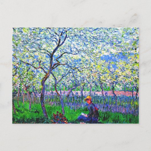 Monet - Ein Orchester im Frühjahr Postkarte (Vorderseite)