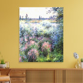 Monet - Ein Ort am Seine-Ufer Leinwanddruck (Insitu (Wohnzimmer))