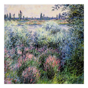 Monet - Ein Ort am Seine-Ufer Poster