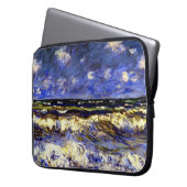 Monet - Ein stürmisches Meer Laptopschutzhülle (Vorderseite Links)