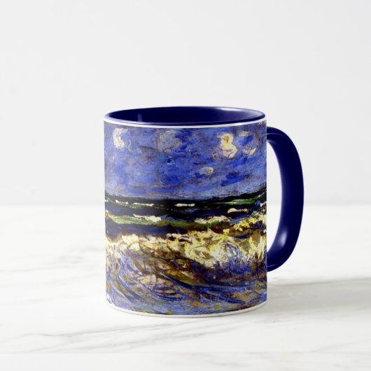 Monet - Ein stürmisches Meer Tasse (VorderseiteRechts)