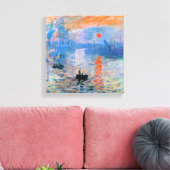 Monet - Eindruck, Sonnenaufgang, Leinwanddruck (Insitu (Wohnzimmer))