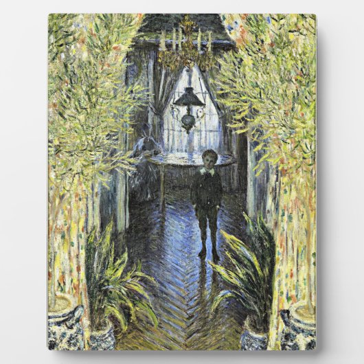 Monet - Eine Ecke der Wohnung Fotoplatte (Vorderseite)