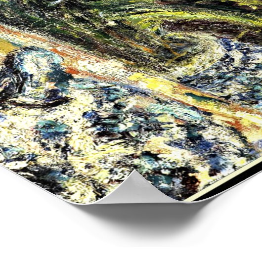 Monet - Eine Ecke der Wohnung Poster (Ecke)