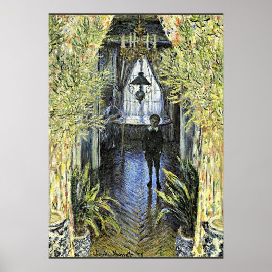 Monet - Eine Ecke der Wohnung Poster (Vorne)