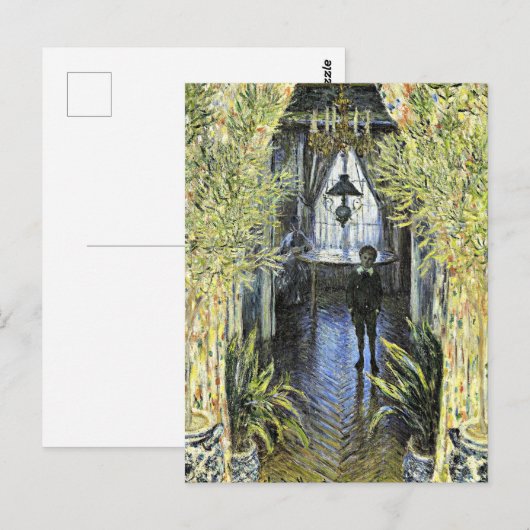 Monet - Eine Ecke der Wohnung Postkarte (Vorne/Hinten)