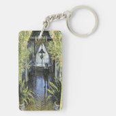 Monet - Eine Ecke der Wohnung Schlüsselanhänger (Rückseite)