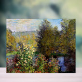 Monet - Eine Ecke des Gartens am Montgeron Acrylschild (Neutral)