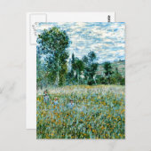 Monet - Eine Wiese Postkarte (Vorne/Hinten)