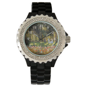 Monet - Familie der Künstler im Garten Armbanduhr