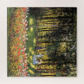 Monet - Familie der Künstler im Garten, Puzzle (Horizontal)