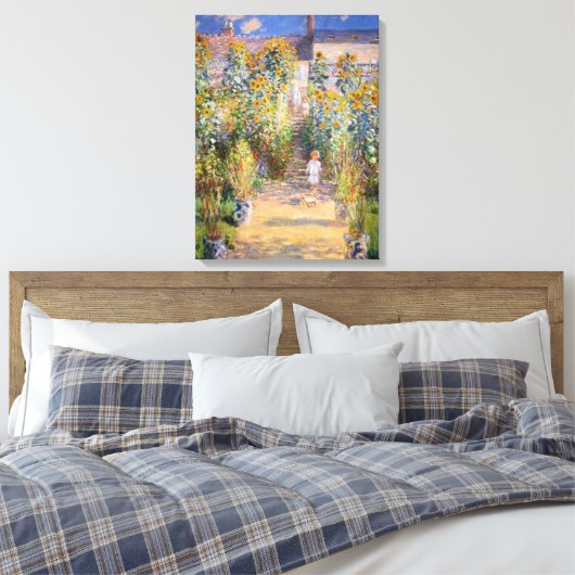 Monet Fine Art Leinwanddruck (Insitu (Schlafzimmer))