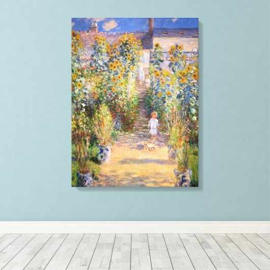 Monet Fine Art Leinwanddruck (Insitu (Holzboden))