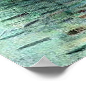 Monet - Fischerboote, ruhiges Meer, Poster (Ecke)