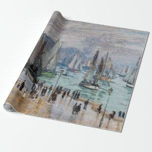 Monet - Fischerboote verlassen den Hafen, Le Havre Geschenkpapier