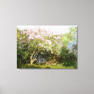 Monet - Flieder in der Sonne Leinwanddruck