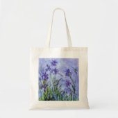 Monet Flieder Irises Taschen-Tasche Tragetasche (Vorne)