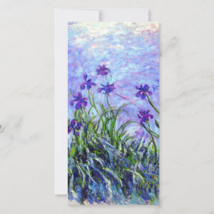 Monet Flieder Schwertlilien Karte