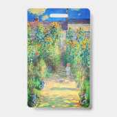 Monet Flower Garden Ausweis (Rückseite)