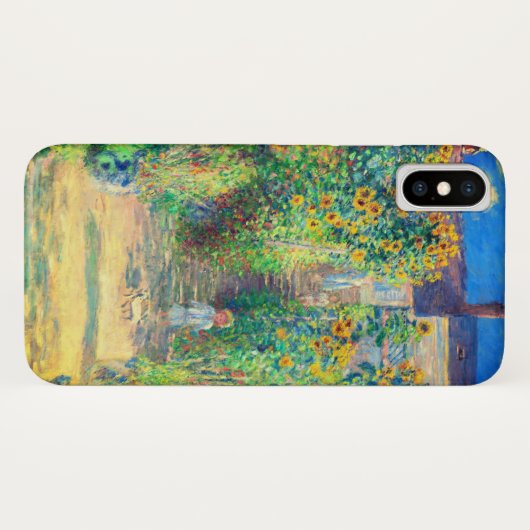 Monet Flower Garden Case-Mate iPhone Hülle (Rückseite (Horizontal))