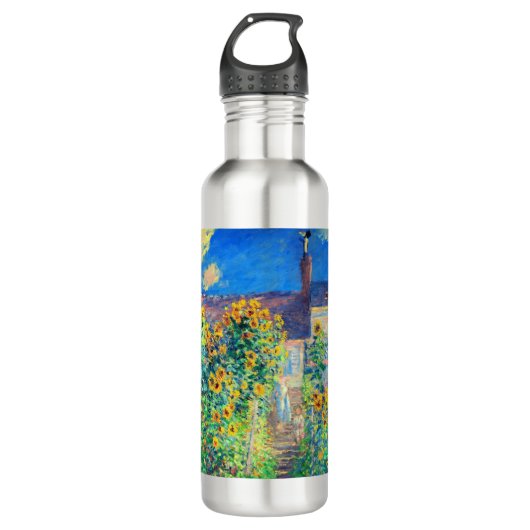 Monet Flower Garden Edelstahlflasche (Vorderseite)