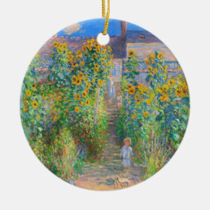 Monet Flower Garden Keramik Ornament