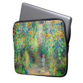 Monet Flower Garden Laptopschutzhülle (Vorderseite Links)