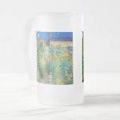 Monet Flower Garden Mattglas Bierglas (Vorderseite Links)