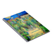 Monet Flower Garden Notizblock (Rechte Seite)