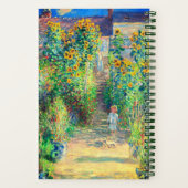 Monet Flower Garden Notizblock (Rückseite)