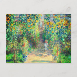 Monet Flower Garden Postkarte