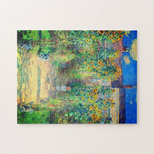 Monet Flower Garden Puzzle (Horizontal)