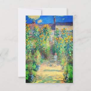 Monet Flower Garden Save The Date