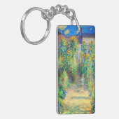 Monet Flower Garden Schlüsselanhänger (Vorderseite links)