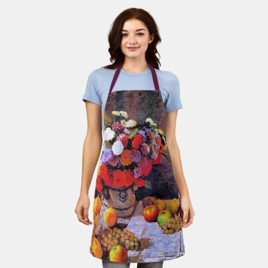 Monet - Flowers and Fruit Schürze (Getragen)