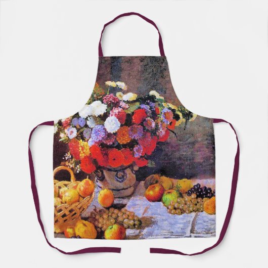 Monet - Flowers and Fruit Schürze (Vorderseite)