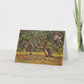 Monet - Fontainebleau Forest Karte (Vorderseite)
