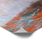 Monet France Bouquet Sunflowers Impressionist Peop Poster (Ecke)